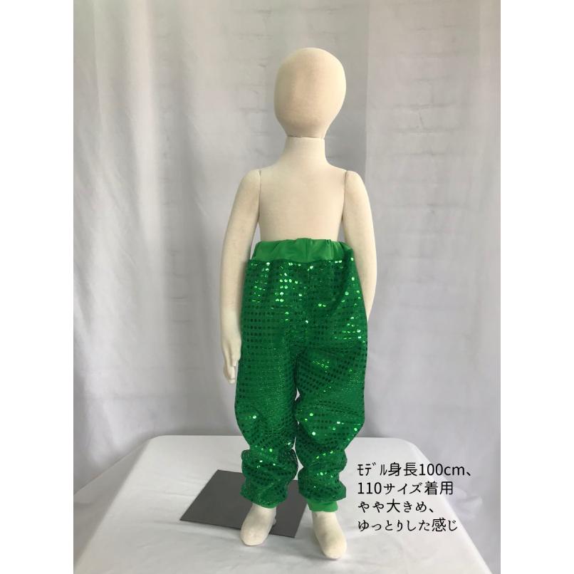 e008【ダンス衣装】スパンコール ロング パンツ ズボン【9色・4サイズ