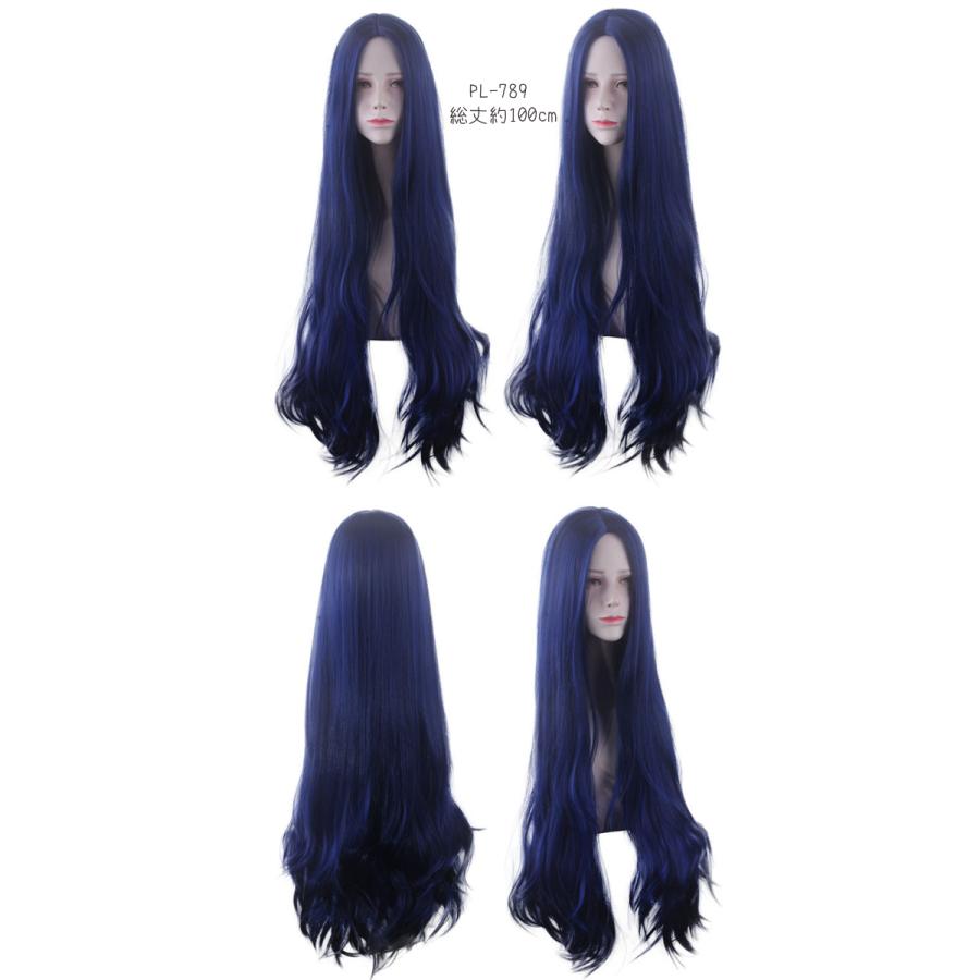 大衆演劇　女面　ポニーテール　黒のロングウィッグ 花飾り付き ウィッグ 部分ウィッグ ポニーテール ツインテール ウェーブ ロング