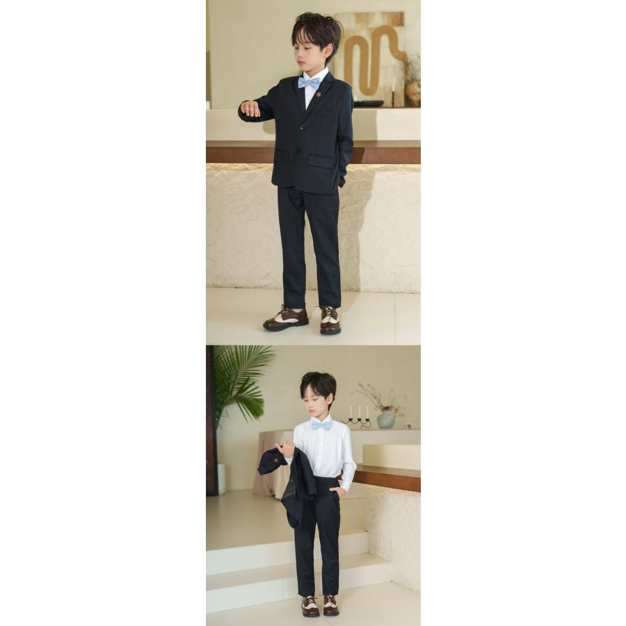 子供スーツ フォーマルスーツ 男の子 こどもスーツ 5点セット