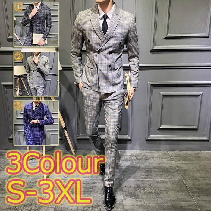 限定価格セール スリーピーススーツ スーツ3点セット披露宴チェック柄ビジネススーツ 通勤3ピーススーツ紳士服スリムメンズ スーツ 結婚式 入学式 卒業式面接 Xlrq1928 安永商店 通販 Yahoo ショッピング 新発 Clearchannel Com Br