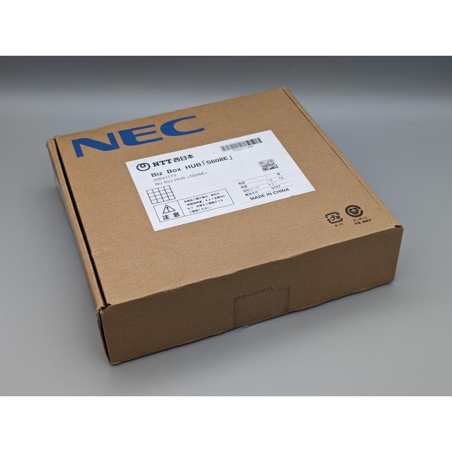 【中古】NEC (日本電気) QX-S608E 1G x 8ポート レイヤ2ノンインテリジェントスイッチ NTT Biz Box HUB｜take-uma｜05