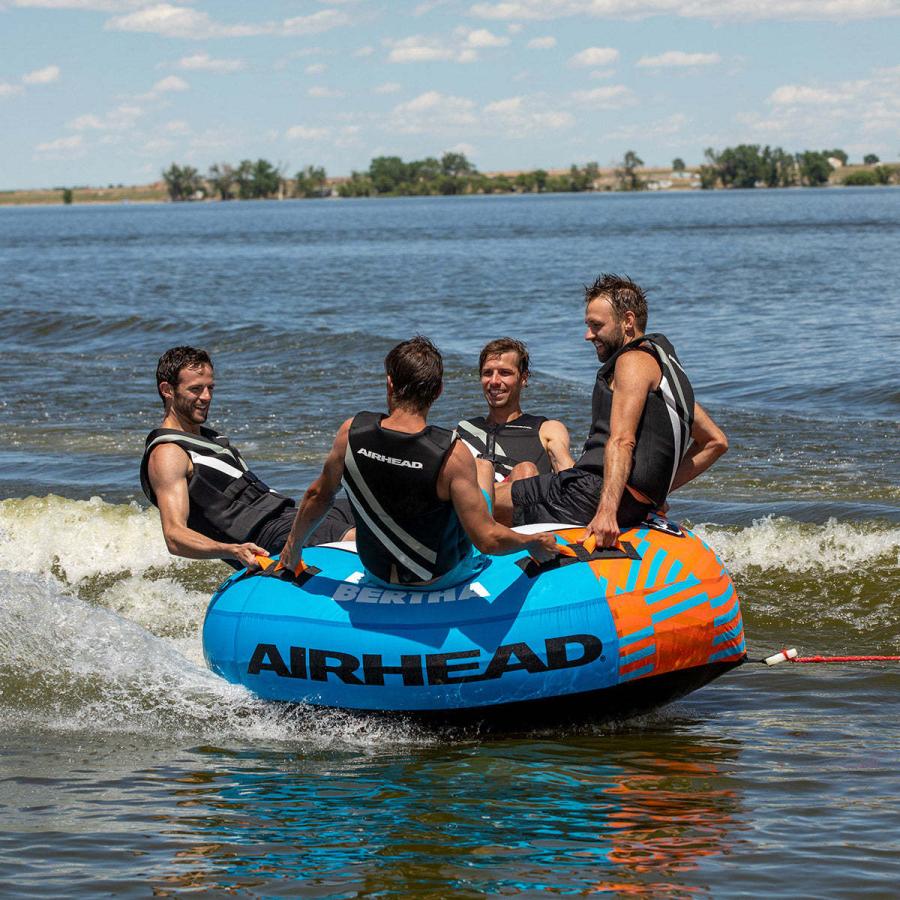 AIRHEAD ビッグバーサ BIG BERTHA 4人乗り トーイングチューブ/ウォータートーイ/バナナボート/エアヘッド AHBT