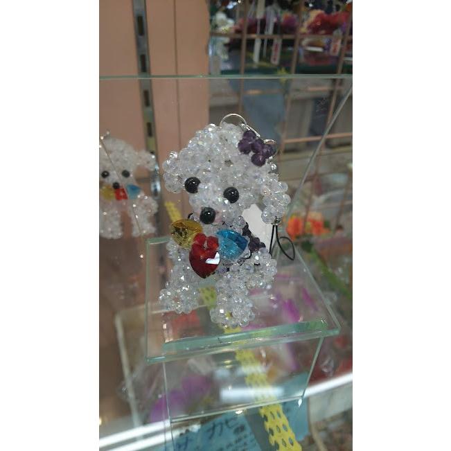 クリスタル ビーズ 犬 イヌトイプードル ストラップ チャーム Tkk102 タケダミュージック 通販 Yahoo ショッピング