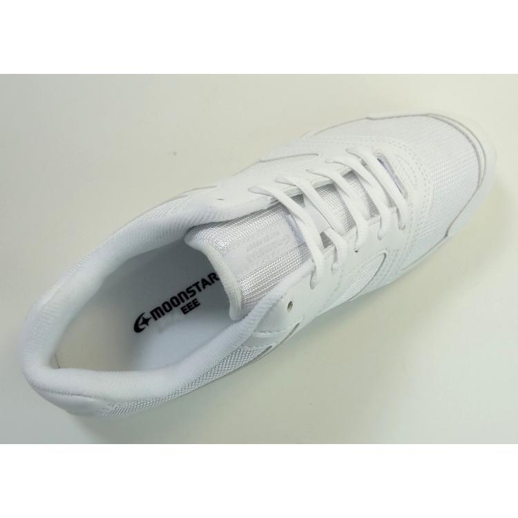 ムーンスター Adv01 ホワイト 3e 防水 白 スニーカー 通学靴 スクール 中学 高校 体育 外履き 運動靴 Adv01wh タケダ靴店 通販 Yahoo ショッピング