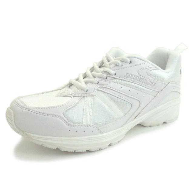 ダンロップ 靴 白 スニーカー Dm153 ホワイト 白 3e 4e 通学 ランニング スクール シューズ 外履き 学校 体育 ジョギング メンズ レディース Dm153 タケダ靴店 通販 Yahoo ショッピング