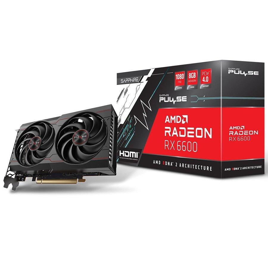 SAPPHIRE PULSE Radeon RX 6600 8G GDDR6 PCI Express 4.0対応  