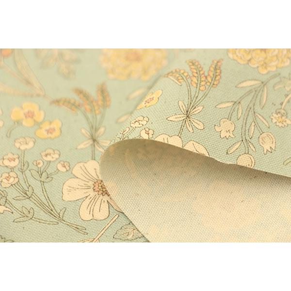 生地 布 花柄 KOKKA Smoky botanical garden コットンオックスプリント
