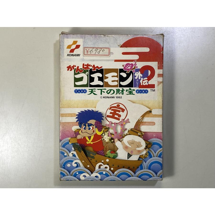 ■未開封新品 ファミコン がんばれゴエモン外伝2 天下の財宝 コナミ FC■ □未開封新品 ファミコン がんばれゴエモン外伝2 天下の財宝
