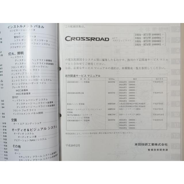 本 画像の全て 送料無料【ホンダ CR－V】カタログ 2007年2月 RE4/RE3 HONDA