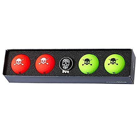 Volvik ボルビック Vivid マットカラーボール Skull Edition 4球入 Usa直輸入品 好評