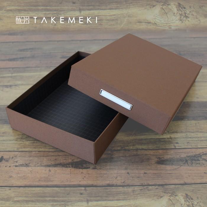 3色限定セール】TAKEMEKI お道具箱 A3 ｜フタ付き収納ボックス 書類