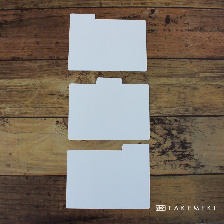 ケの日ボックスに使える！インデックス（6枚入り）インデックスシート