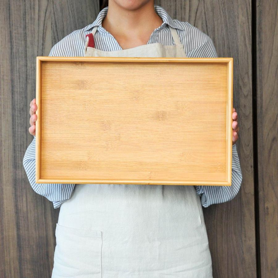 トレー 竹製 お盆 ランチトレイ HTB 丸型 取っ手 41*26 cm トレイ おしゃれ 和風 ティー カフェ キッチントレー 丈夫 使いやすい HTB-AT1 |  | 03