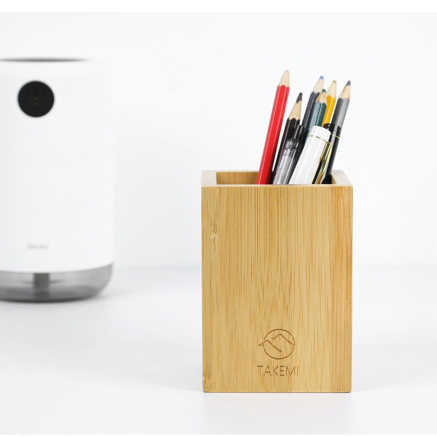 ペン立て 竹製 カトラリースタンド メガネ立て リモコン収納 箸立て