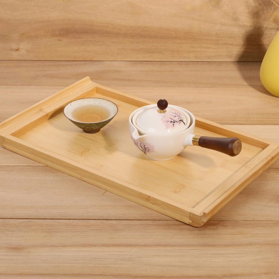 トレー 2点セット 竹製トレー レビュー特典 37*22*2.8cm 四角 長方形 お盆 ランチトレー プレート FSC認証製品 SDGs 脱プラ 竹美TAKEMI ギフト TM-T2 |  | 03