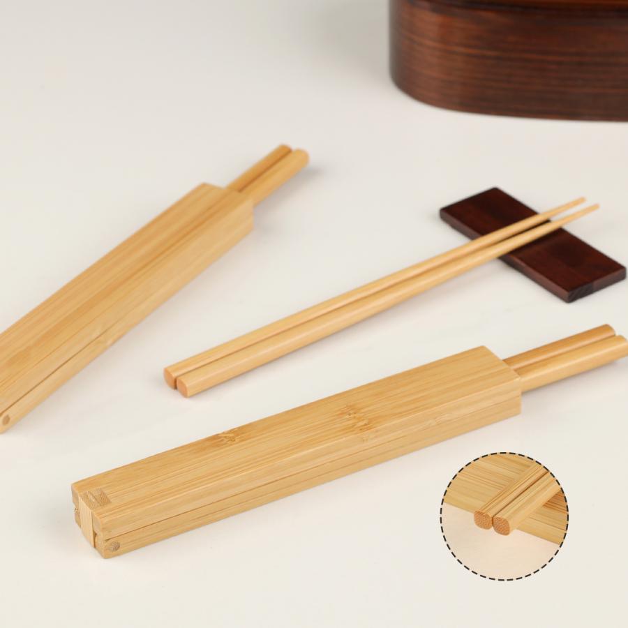 箸箱セット 竹製 マイ箸 携帯用 お弁当 コンパクト FSC認証 環境にやさしい 良木工房YOSHIKI 箸20cm YK-HBT |  | 05