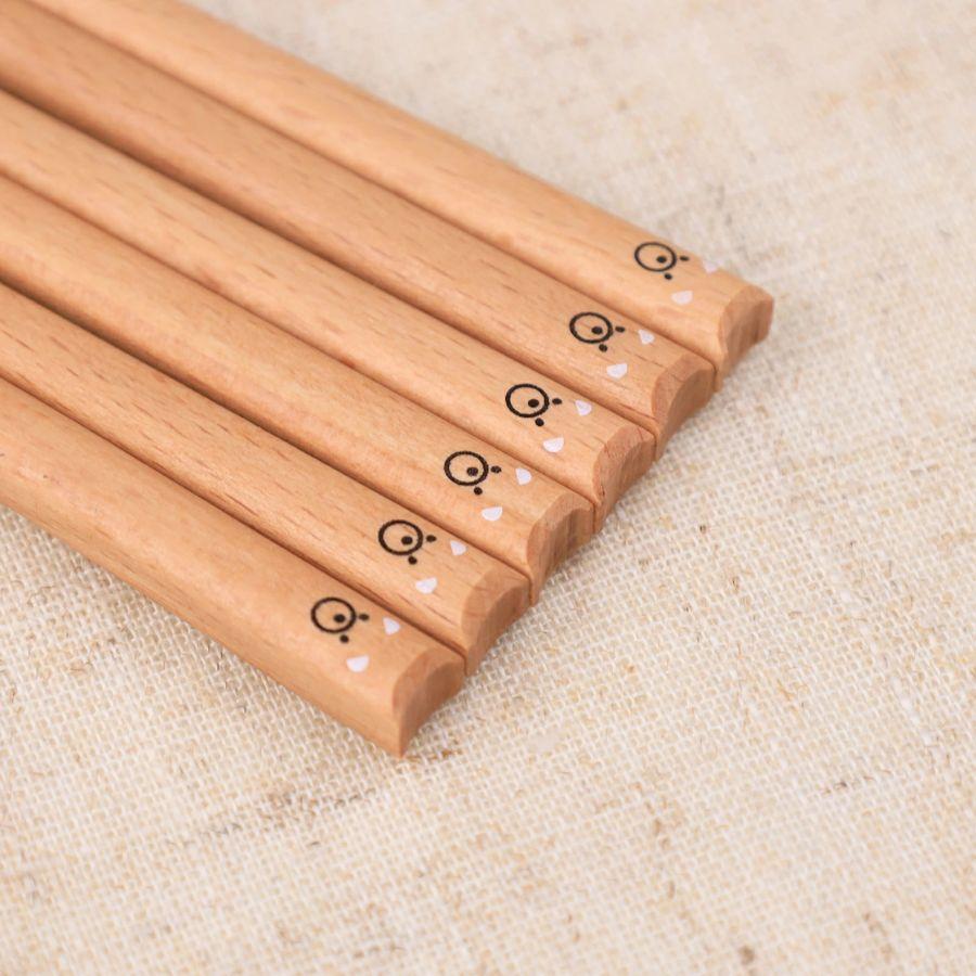 子ども箸 2膳セット くま＋パンダ 3〜9歳 木製 箸 子供 子ども用 お箸  兄弟 姉妹 幼児 小学生 保育園 可愛い おしゃれ お箸セット 良木工房YOSHIKI YK-HKP |  | 04