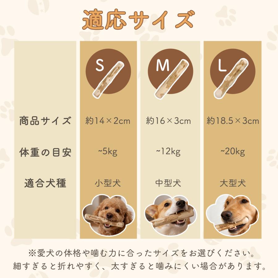 【良木工房YOSHIKI】犬用おもちゃ コーヒーの木 Mサイズ 天然木 無添加 噛むおもちゃ デンタルトイ 中型犬用 かみかみ 安心 ナチュラル YK-POM |  | 06