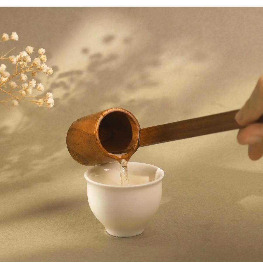 杓子 カンロ杓子 25ml 木製 レードル 酒 シロップかけ カンロレードル