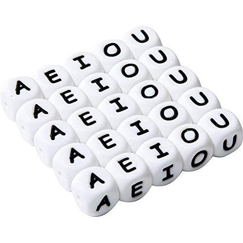 Promise Babe シリコンビーズ アルファベット 母音 Aeiou キューブ ブラック 12mm 40個 Diy部品 ハンドメイド 手作りジ Takemisa 通販 Yahoo ショッピング