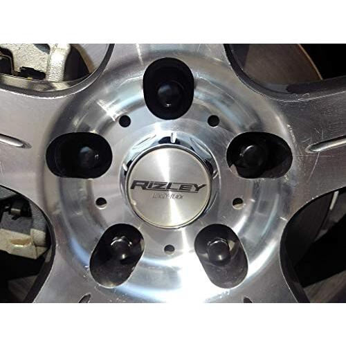 ホイール ロック ナット M12 (21 黒 P1.5 4穴用 16個) ドレスアップ エアバルブ キャップ セット 盗難 防止|takemisa|09