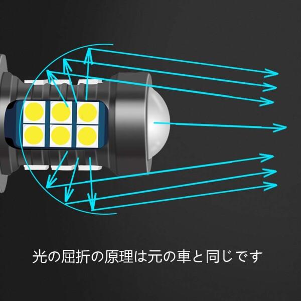 PSX24W LEDフォグ電球昼間照明車DRL運転ランプ21SMD昼間走行灯を駆動するキセノン白 ハーネスセット｜takemisa｜03