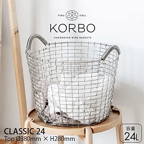 パール金属 ワイヤー バスケット コルボ クラシック ステンレス シルバー KORBO CLASSIC 24 N-7658 約 パール金属 ワイヤー バスケット コルボ クラシック ステンレス シルバー KORBO CLASSIC