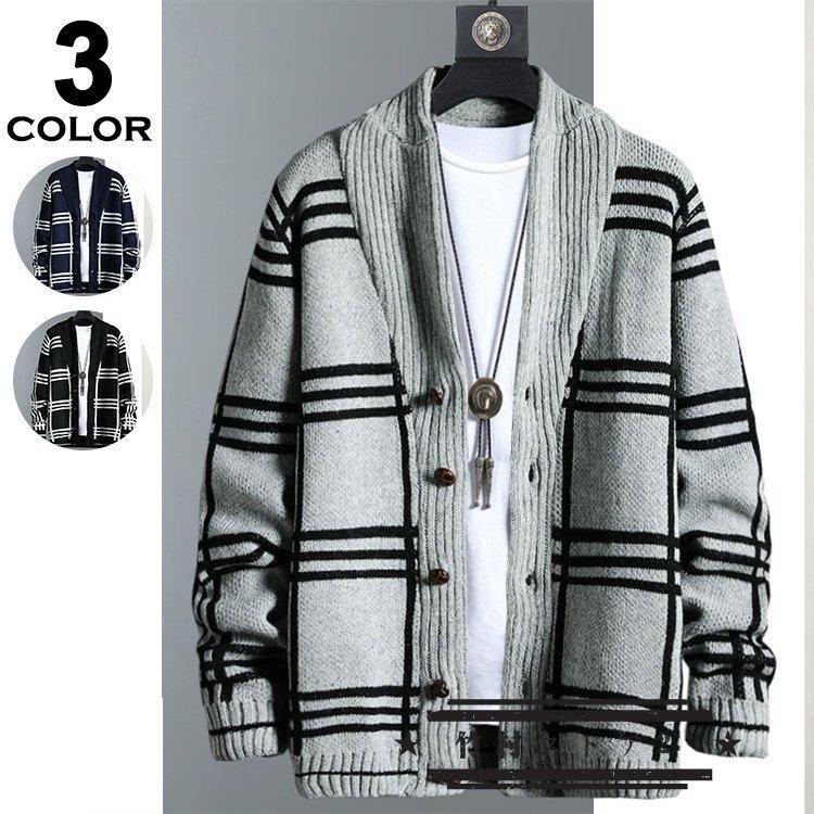 半額sale トップス カーディガン メンズ ニットジャケット コーデ 薄手 カーディガン メンズ ニットジャケット チェック柄 ニットカーディガン アウター ニット 秋冬 メンズファッション コート 22 冬 Www Threeriversofs Com