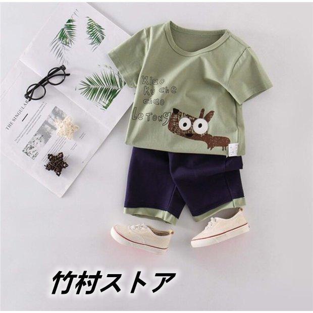 子ども服 男の子 セットアップ キッズウェア ｔシャツ 柄有り 赤ちゃん ズボン 夏 赤ちゃん 上下セット ジュニア 洋服 カジュアル 可愛い 2点セット 高い素材