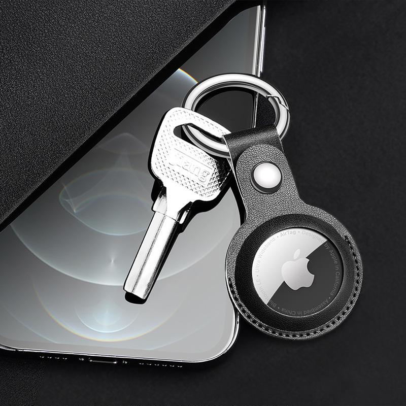 Apple AirTag 保護ケース エアタグ ケース 保護カバー PUレザー 小型