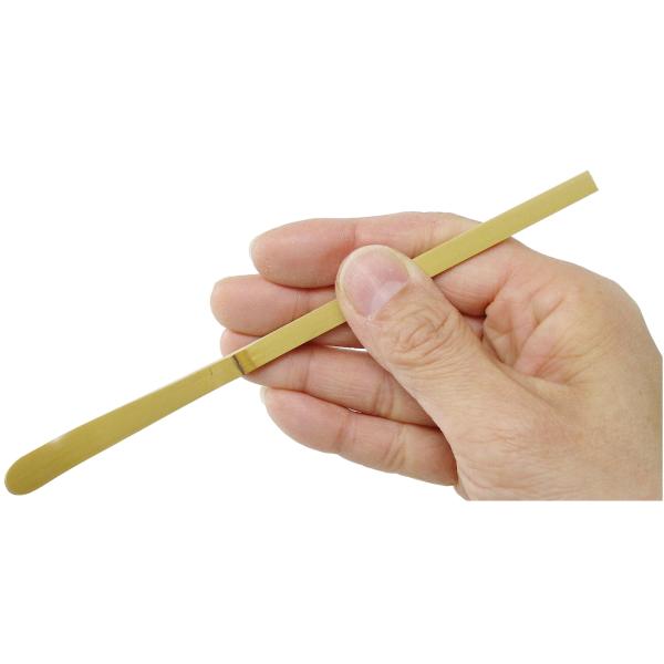 京銘竹「白竹」の茶杓（18cm）　竹表面の色艶が美しい銘竹【白竹】 |  | 04
