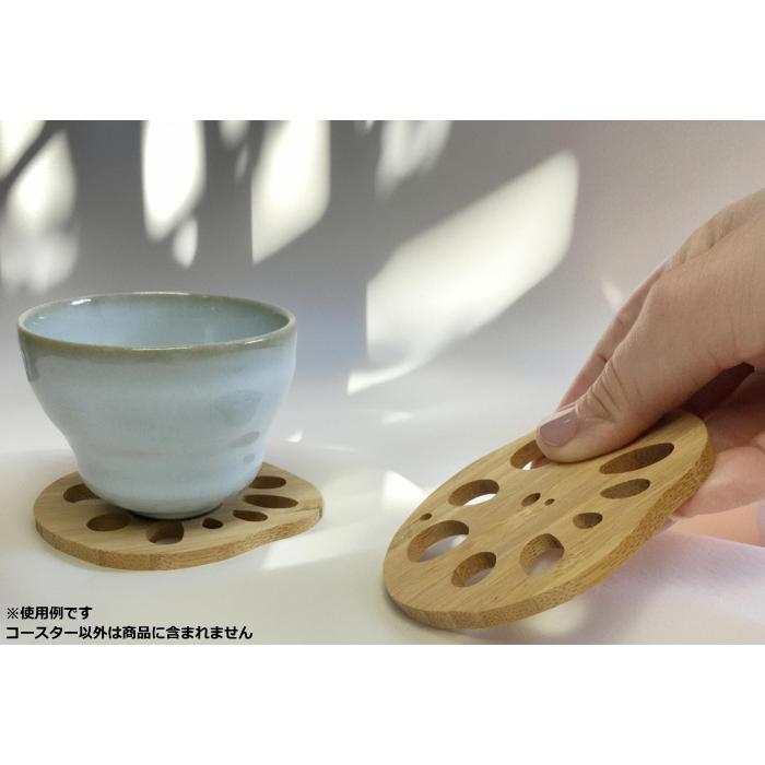 竹のレンコン型コースター【5枚箱入りセット】 : 京都嵐山いしかわ竹乃