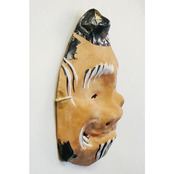 歴史のある古和紙のお面「嵯峨面」 福寿のご利益『福ゑびす面』 藤原孚