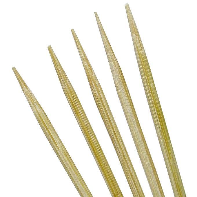 先端極細仕上げ。 竹妻楊枝（両細）6.5cm 約400本入り 台湾製 [竹製