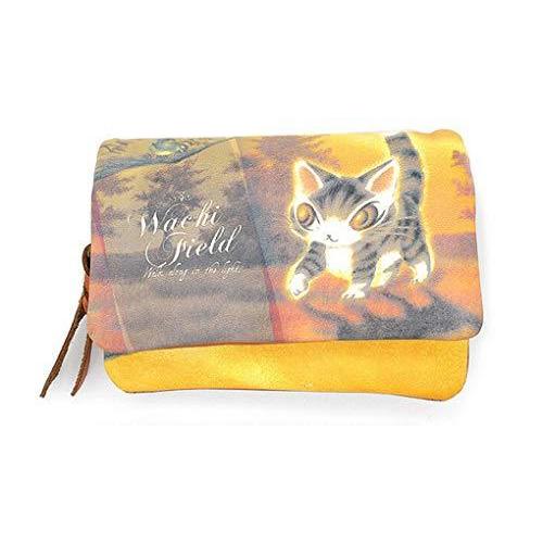 わちふぃーるど Wachifield ダヤン 本革 ファッション A B08yy2tkct 2428 たけのお店 財布 光の猫 光の猫三つ折り財布 三つ折り財布