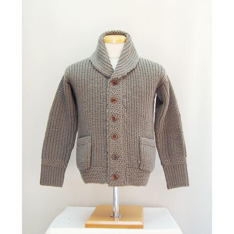 HELLER'S CAFE　ヘラーズカフェ 【HELLER'S CAFE】1940's Gray Shaker Sweaterの画像