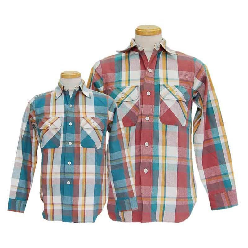WAREHOUSE ウエアハウス 長袖シャツ 3057 FLANNEL SHIRTS C柄 2013