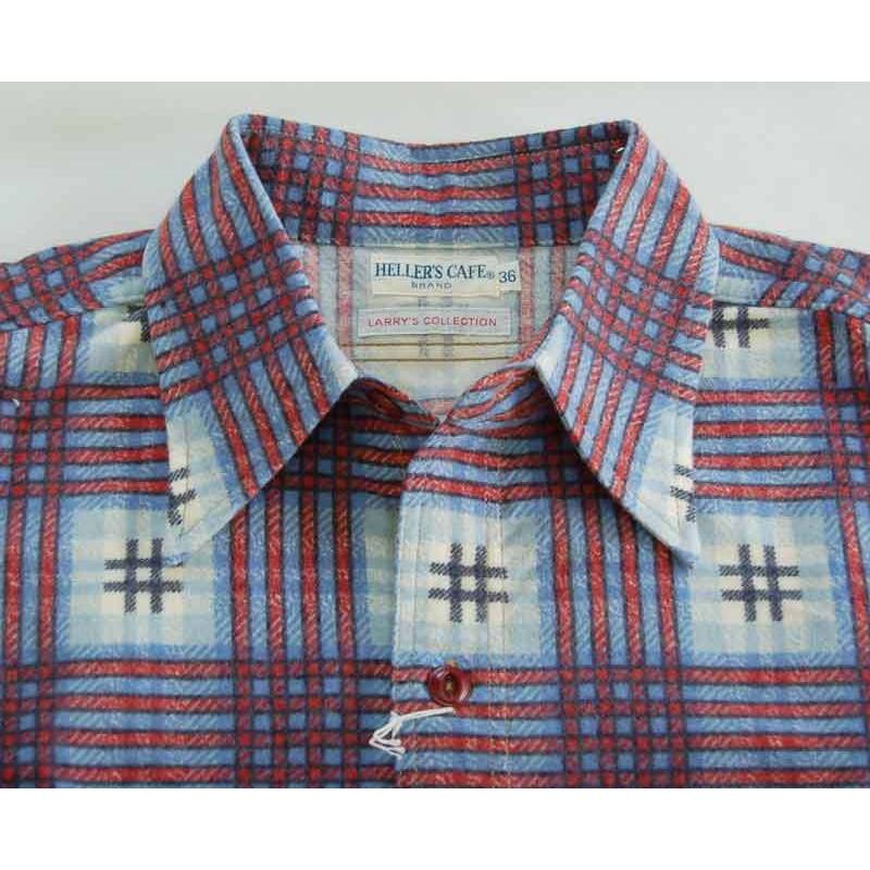 HELLER'S CAFE ヘラーズカフェ 【HELLER'S CAFE】1940's Print Flannel
