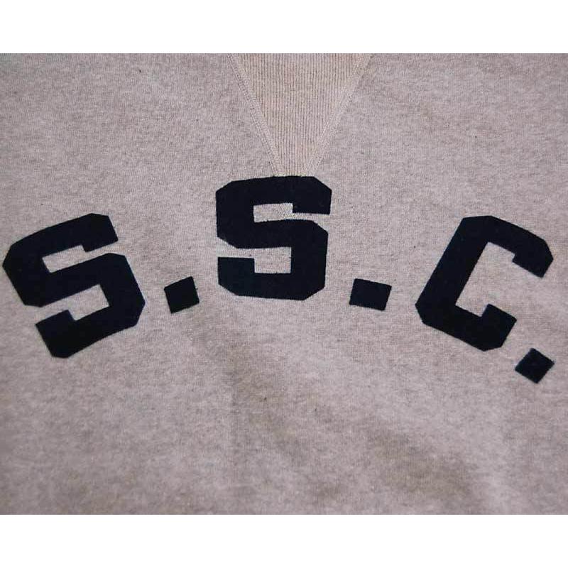 WAREHOUSE ウエアハウス スウェット S.S.C. フロッキープリント : TAKE