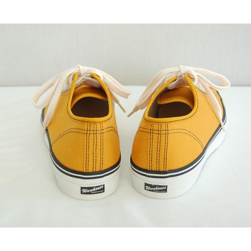 WAREHOUSE ウエアハウス 小物 LOW CUT CANVAS SNEAKER（マスタード）｜takeoff-clothing｜04