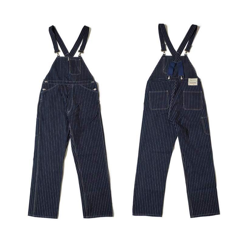 WAREHOUSE ウエアハウス ジーンズ 1093 BIB OVERALL インディゴストライプ :4085:TAKE OFF - 通販