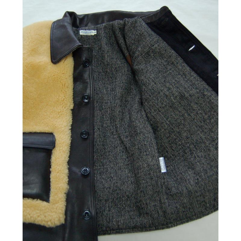 HELLER'S CAFE ベスト 40 HELLER'S CAFE ヘラーズカフェ 1930's Sheepskin : TAKE OFF - 通販