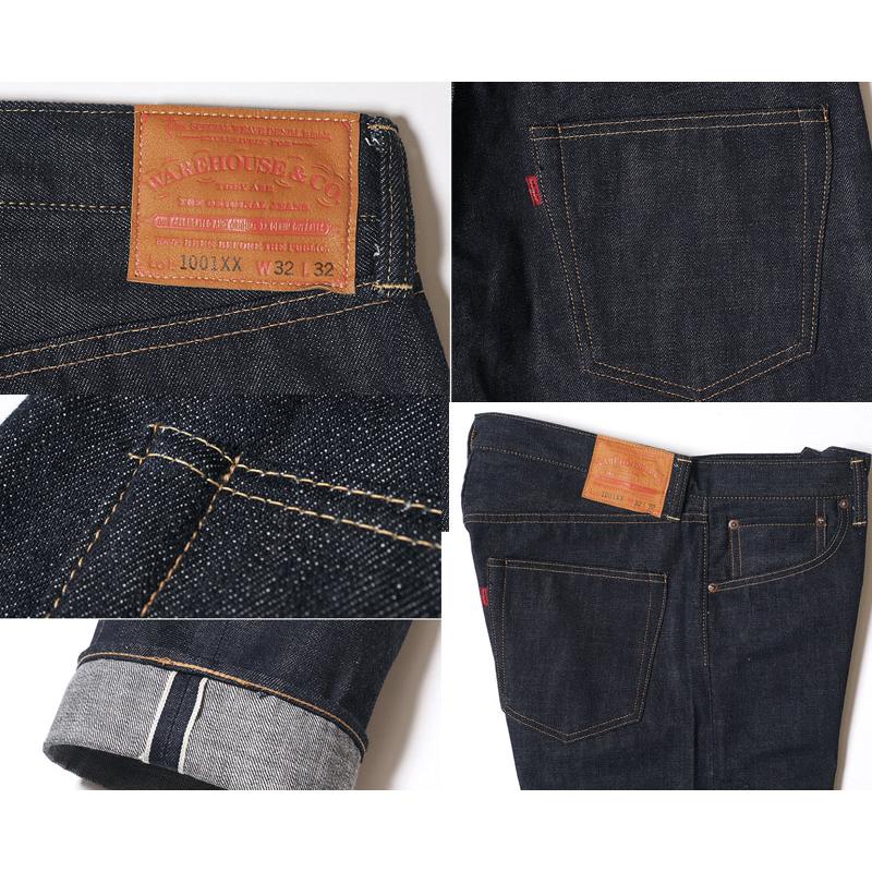 ウエアハウス1001XX ストレートデニム WAREHOUSEウエアハウス ジーンズ 1001XX size40インチ(13.5oz) : TAKE