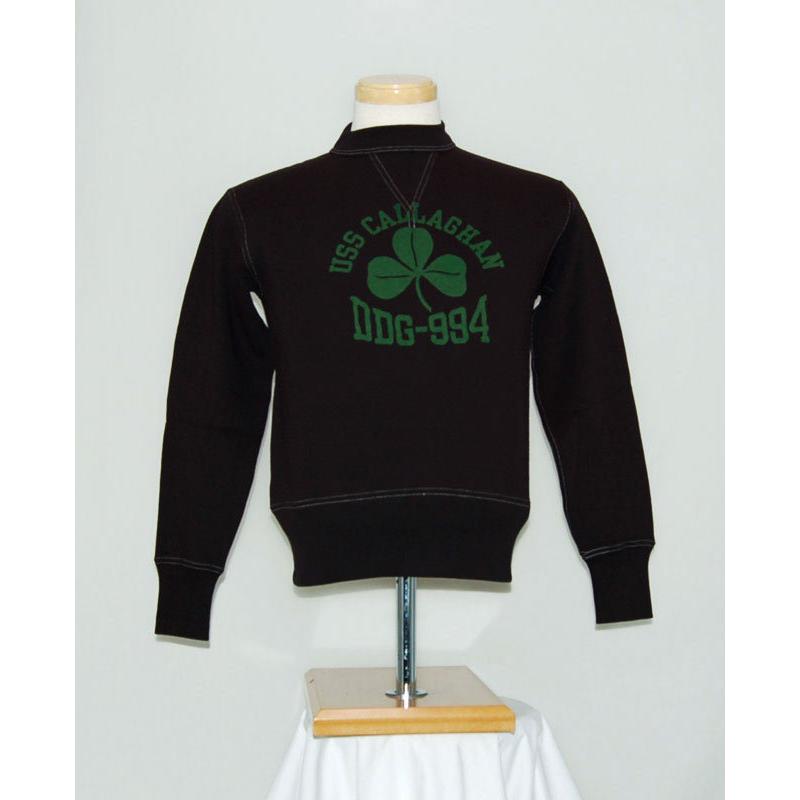 CUSHMANクッシュマン スエット プリントスウェットCLOVER : TAKE OFF