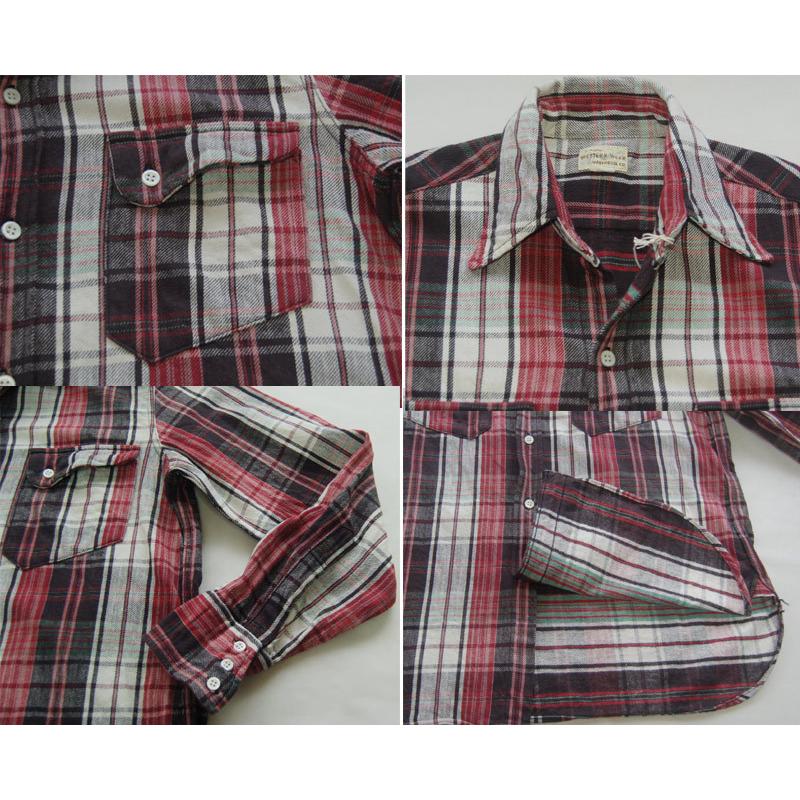 WAREHOUSEウエアハウス 長袖シャツ 3029 FLANNEL WESTERN SHIRTS ONE
