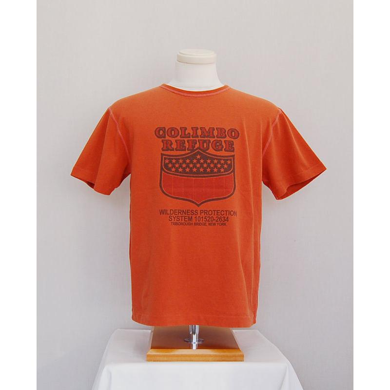 COLIMBOコリンボ Tシャツ 0420 COLIMBO REFUGE (オレンジ) : TAKE OFF