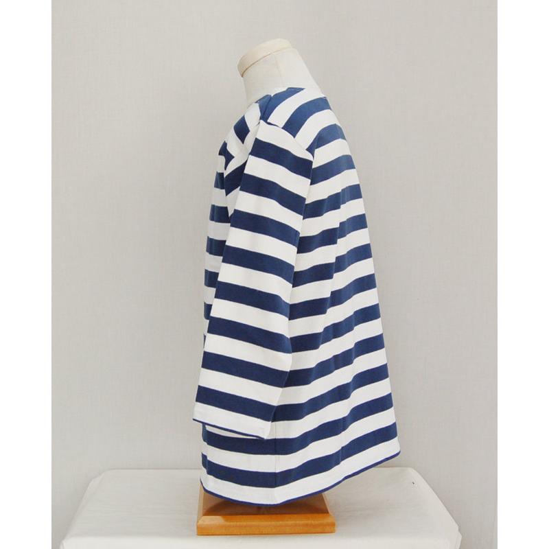 WAREHOUSEウエアハウスロングスリーブ 4095 7分袖 1インチボーダーTEE