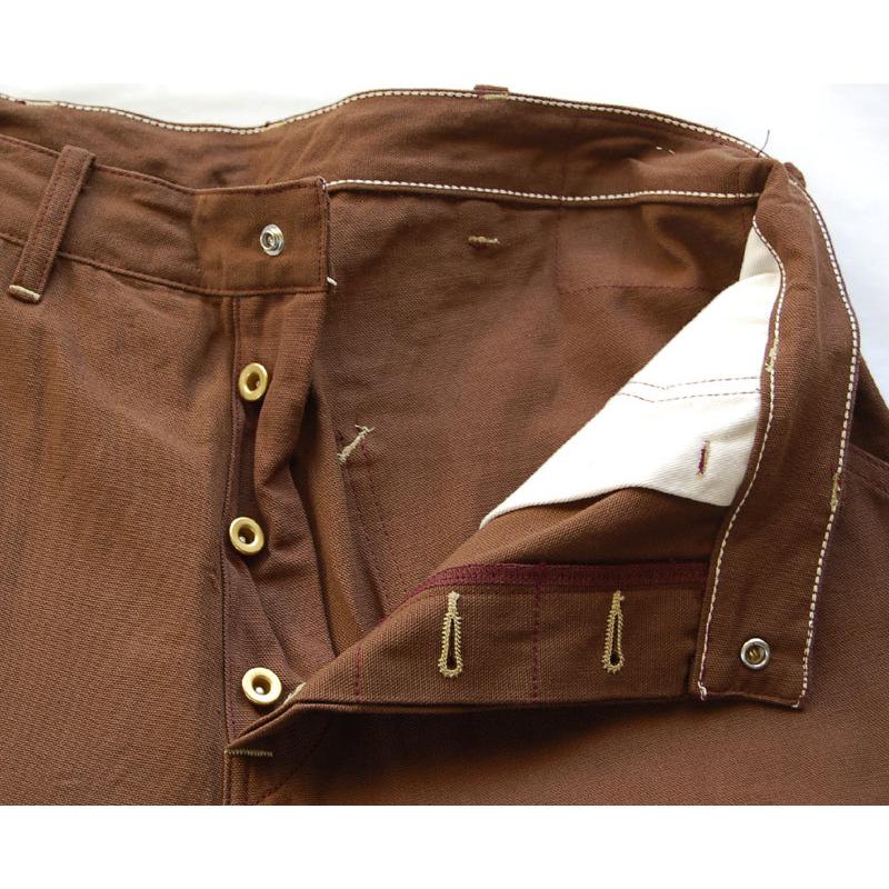 パンツ HEAD LIGHT BROWN DUCK DUNGAREES HD42318 HEADLIGHTヘッドライト ワークパンツ HD42318 BROWN DUCK DUNGAREES