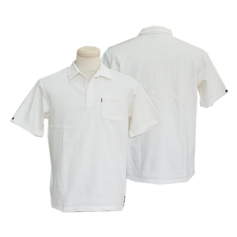 DELUXEWARE デラックスウエア T-シャツ OCT-15 OPEN COLLAR(ホワイト