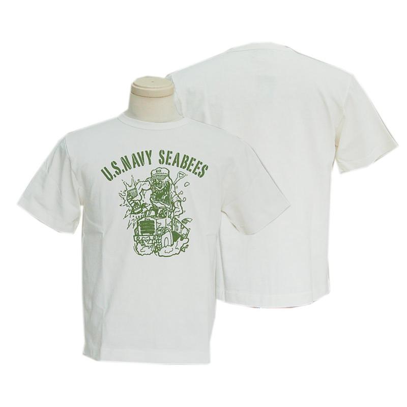 COLIMBO コリンボ T-シャツ ZX-0410 Montauk Tee”U.S.N.Seabees
